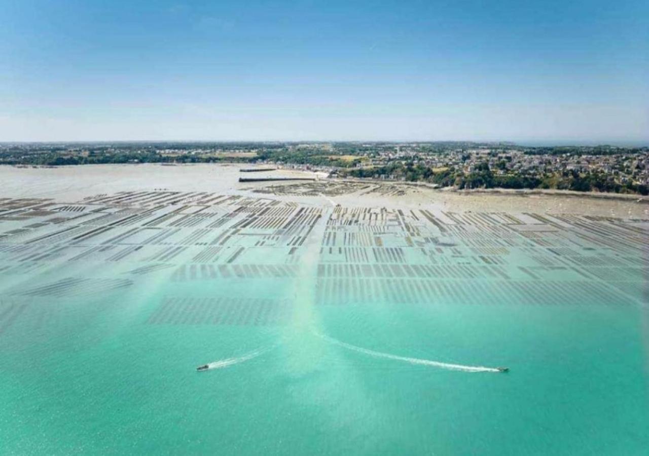 La Belle Mer By Mrodbnb - Appart Neuf - Vue Mer - 25M Plage & Resto - Cine - Cheminee - Popcorn Cancale Exterior photo